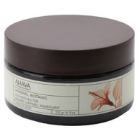 Ahava Mineral Botanic Rich Body Butter Hibiscus & Figa - Насыщенное масло для тела, гибискус и фига, 235 гр