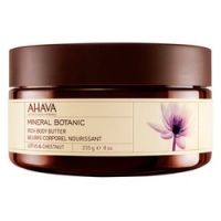 Ahava Mineral Botanic Rich Body Butter Lotus & Chestnut - Насыщенное масло для тела, лотос и благородный каштан, 235 гр