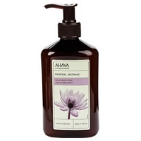 

Ahava Mineral Botanic Velvet Body Lotion Lotus & Chestnut - Бархатистый крем для тела, лотос и каштан, 400 мл