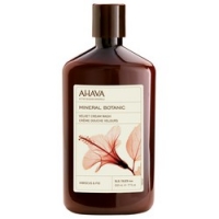 Ahava Mineral Botanic Velvet Cream Wash Hibiscus & Figa - Бархатистое жидкое крем-мыло  гибискус и инжир, 500 мл