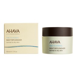 Фото Ahava Time To Hydrate Night Replenisher - Ночной восстанавливающий крем для нормальной и сухой кожи, 50 мл
