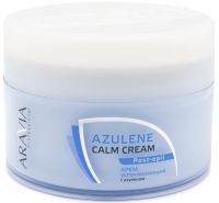 Aravia Professional Azulene Calm Cream - Крем успокаивающий с азуленом, 200 мл koleston perfect стойкая крем краска 00300730 7 3 лесной орех 60 мл базовые тона