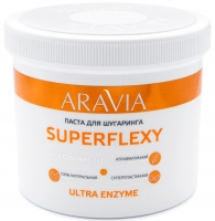 Aravia Professional -  Паста для шугаринга Superflexy Ultra Enzyme, 750 г сахарная паста для депиляции плотная