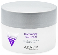 Aravia Professional - Мягкий крем-гоммаж для массажа Gommage - Soft Peel, 150 мл