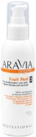 Aravia Professional Organic Fruit Peel - Гель-эксфолиант для тела с фруктовыми кислотами, 150 мл гель для умывания легкого бритья и увлажнения