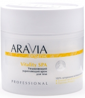 Aravia Professional Organic Vitality SPA - Крем увлажняющий укрепляющий для тела, 300 мл крем для тела aravia organic vitality spa увлажняющий 300 мл