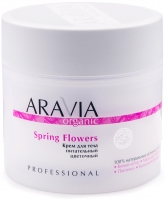 Фото Aravia Professional Organic Spring Flowers - Крем для тела питательный цветочный, 300 мл