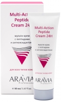 Фото Aravia Professional -  Мульти-крем с пептидами и антиоксидантным комплексом для лица Multi-Action Peptide Cream, 50 мл