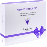 Aravia Professional - Набор для очищения и защиты кожи Anti-pollution Set, 3 средства