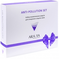 Фото Aravia Professional - Набор для очищения и защиты кожи Anti-pollution Set, 3 средства