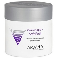 Aravia Professional Gommage Soft Peel - Мягкий крем-гоммаж для массажа, 300 мл