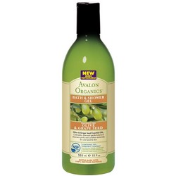 Фото Avalon Organics Bath Shower Gel Olive Grape Seed - Гель для душа с маслом оливы и виноградных косточек, 355 мл