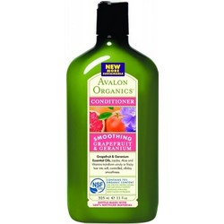 Фото Avalon Organics Grapefruit Geranium Smoothing Conditioner - Кондиционер для волос с маслом герани и грейпфрута, 325 мл