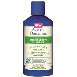 Фото Avalon Organics Medicated Anti-Dandruff Shampoo - Шампунь против перхоти, 400 мл