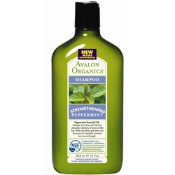 Фото Avalon Organics Peppermint Strengthening Shampoo - Шампунь Мята, 325 мл
