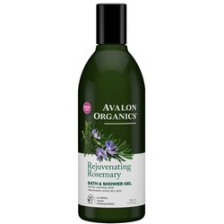 Фото Avalon Organics Rejuvenating Rosemary Bath Shower Gel - Гель для ванны и душа с маслом розмарина, 355 мл