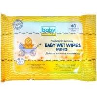 Babyline Baby Wet Wipes Minis - Влажные платочки детские, 40 шт