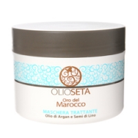 Barex Olioseta Oro del Marocco Nourishing Mask - Питательная маска с маслом арганы и маслом семян льна 500 мл - фото 1