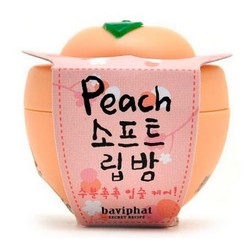 Фото Baviphat Peach Soft Lip Balm - Бальзам для губ с экстрактом персика, 6 г