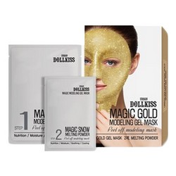 Фото Baviphat Urbandollkiss Magic Gold Modeling Gel Mask - Маска для лица гелевая с золотом, 50 гр + 5 гр