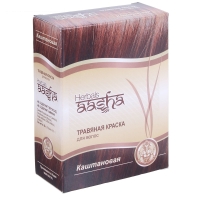 Aasha Herbals - Краска травяная для волос, Каштановый, 60 мл - фото 1