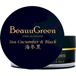 Фото BeauuGreen Sea Cucumber Black Hydro-Gel Eye Patch - Патчи для кожи вокруг глаз гидрогелевые, 60 шт