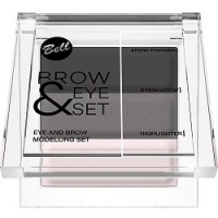 Bell Brow And Eye Modelling Set - Набор для моделирования бровей и глаз, тон 02, 25 г