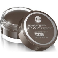Bell Hypoallergenic Waterproof Mat Eyeshadow - Водостойкие матовые тени для век, тон 03, темно-коричневый, 23 гр - фото 1
