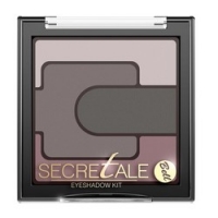 Bell Secretale Eyeshadow Kit - Тени для век разноцветные, тон 4, коричневый, 5 гр