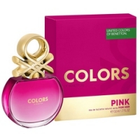 Benetton Colors Pink - Туалетная вода, женская, 50 мл - фото 1