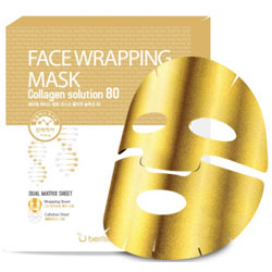 Фото Berrisom Face Wrapping Mask Collagen Solution 80 - Маска для лица с коллагеном, 27 мл