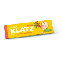 Зубная паста Klatz BABY - Для детей Веселый шиповник, без фтора, 48 мл рокс зубная паста активный кальций 94г
