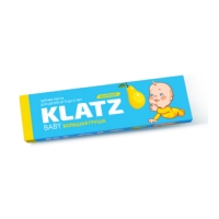 Зубная паста Klatz BABY - Для детей Большая груша, без фтора, 48 мл зубная паста klatz health целебные травы без фтора 75 мл