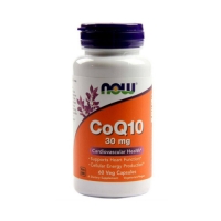 Now Foods CoQ10 - Для нормализации работы сердечно-сосудистой системы,  60 капсул метла системы
