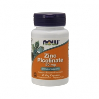 Фото Now Foods Zinc Picolinate - Для нормальной работы многих органов и систем организма, 60 капсул