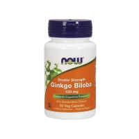 Now Foods Ginkgo Biloba - При нарушение церебрального кровообращения, при артериальной гипертензии, 50 капсул колючий ушастый а главное зубастый