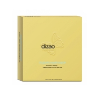 Dizao - Подарочный набор золотых и черных патчей для глаз, 5 пар гидрогелевые золотые патчи для глаз 100 % гиалуроновая кислота 8 гр dizao