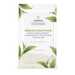 Фото Sesderma Beautytreats Green tea therapy mask - Маска увлажняющая для лица, 1 шт