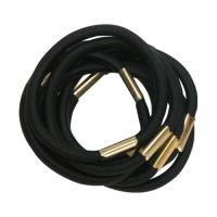 Dewal Pro - Резинки для волос, черные, maxi 10 шт sibel резинки на крючках черные 12 шт