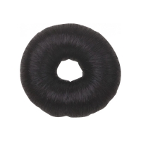 Dewal - Валик для прически, искусственный волос, черный d 8 см, 1 шт.