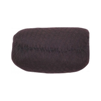 сетка для волос розовая Dewal - Валик для прически, искусственный волос + сетка, темно-коричневый 18х11 см, 1 шт.