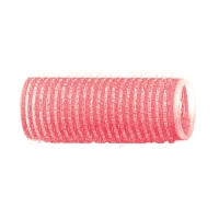 Dewal - Бигуди - липучки розовые 24 мм, 12 шт новогодние липучки