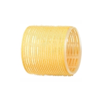 Dewal - Бигуди-липучки желтые, 65 мм, 6 шт. бигуди пластиковые желтые 31 мм
