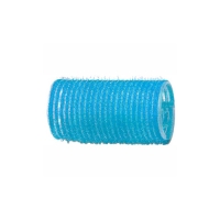 Dewal - Бигуди-липучки голубые, 28 мм, 12 шт.