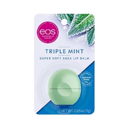 Фото EOS Triple Mint Super Soft Shea Lip Balm - Бальзам для губ Тройная мята, 7 г