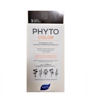 Phyto Color - Краска для волос, оттенок 3, 3 Темный шатен стойкий краситель для седых волос de luxe silver dls5 4 5 4 светлый шатен медный 60 мл base collection