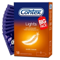 Contex Light - Презервативы особо тонкие №18, 18 шт sico презервативы тонкие контурные 12