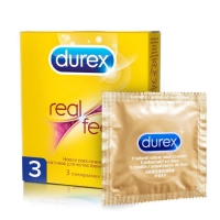Durex Reel Feel - Презервативы №3, 3 шт аптека презервативы дюрекс durex real feel n3