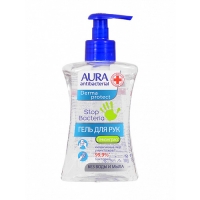 

Aura - Гель для рук антибактериальный Derma Protect изопропиловый спирт, 250 мл