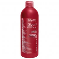 Фото Kapous Professional GlyoxySleek Hair - Бальзам разглаживающий с глиоксиловой кислотой серии, 500 мл